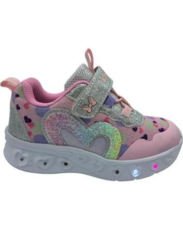 Sneaker für Mädchen BUBBLE BOBBLE DEPORTIVOS LUCES NINA PLATA