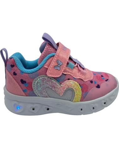 Sneaker für Mädchen BUBBLE BOBBLE DEPORTIVOS LUCES NINA ROSA