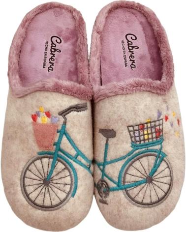 Pantoufles pour Femme CABRERA ZAPATILLA CASA MUJER 3178 BEIG BEIG