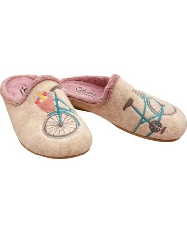 Pantoufles pour Femme CABRERA ZAPATILLA CASA MUJER 3178 BEIG BEIG