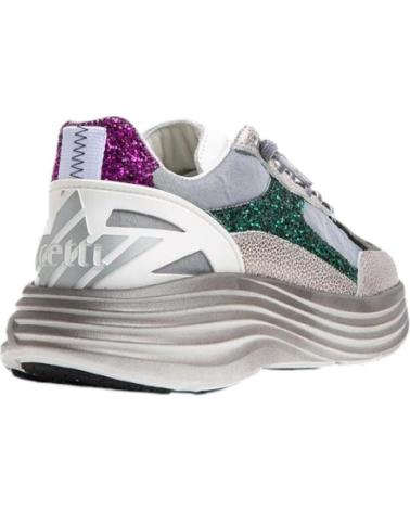 Trainers-De-Mujer-CETTI-ZAPATILLAS-CASUAL-PLATA-METAL-PLATA