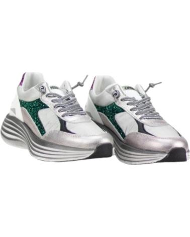 Trainers-De-Mujer-CETTI-ZAPATILLAS-CASUAL-PLATA-METAL-PLATA
