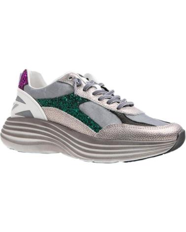 Trainers-De-Mujer-CETTI-ZAPATILLAS-CASUAL-PLATA-METAL-PLATA