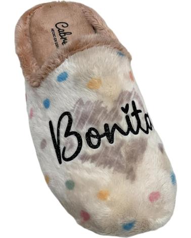 Pantoufles pour Femme CABRERA ZAPATILLAS DE CASA BONITA MARFIL MONTBLANC