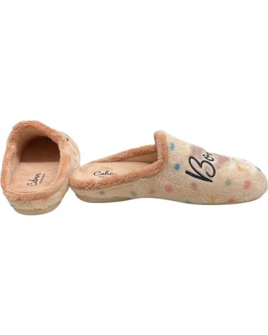Pantoufles pour Femme CABRERA ZAPATILLAS DE CASA BONITA MARFIL MONTBLANC