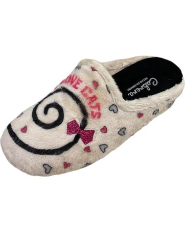 Pantoufles pour Femme CABRERA ZAPATILLAS DE CAS CATS MARFIL MONTBLANC