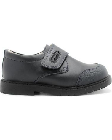 CHAUSSURES SCOLAIRES BUBBLE BOBBLE A2091 MARINE AVEC FERMETURE ADHÉRENTE MARINO