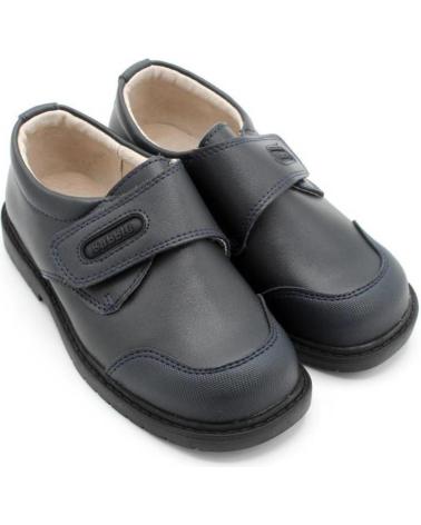 CHAUSSURES SCOLAIRES BUBBLE BOBBLE A2091 MARINE AVEC FERMETURE ADHÉRENTE MARINO