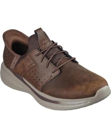 Zapatos de Hombre SKECHERS SLIP-INS RF SLADE ZA MARRON