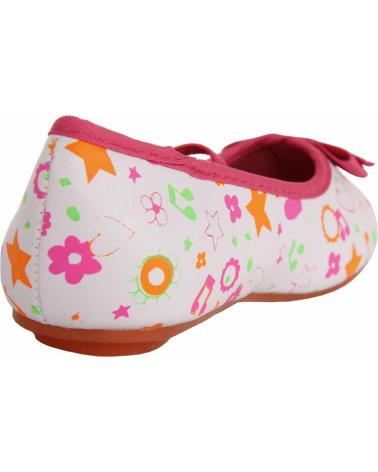 Bailarinas de Niña URBAN 149200-B2040 WHITE-FUXIA
