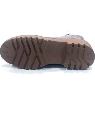 VIGUERA BOTÍN IMPERMEABLE TAUPE DE LICRA ELÁSTICA CON CUÑA TAUPE
