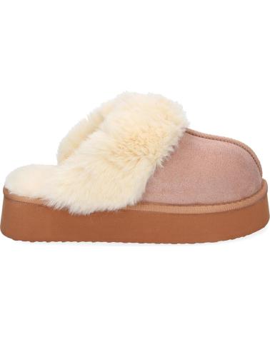 Clogs für Damen PUNTOSALAO ZAPATILLA CON PLATAFORMA Y FORRADAS EN PELO COLOR ROSA MUJER VARIOS COLORES
