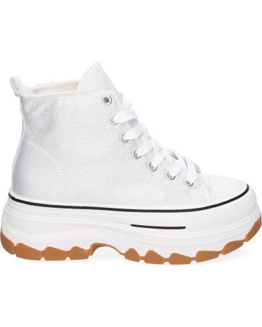 Woman Trainers PUNTOSALAO DEPORTIVAS PLATEADAS ABOTINADAS LONA PARA MUJER EV-100 VARIOS COLORES