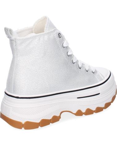 Sneaker für Damen PUNTOSALAO DEPORTIVAS PLATEADAS ABOTINADAS LONA PARA MUJER EV-100 VARIOS COLORES