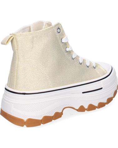 Sneaker für Damen PUNTOSALAO DEPORTIVAS DORADAS ABOTINADAS LONA PARA MUJER EV-100 VARIOS COLORES