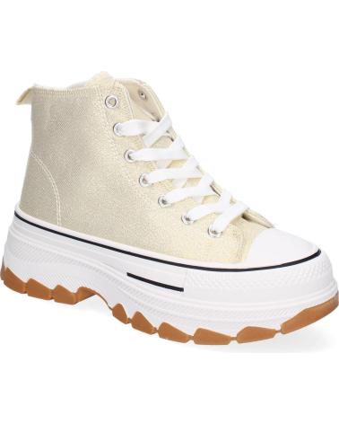 Sneaker für Damen PUNTOSALAO DEPORTIVAS DORADAS ABOTINADAS LONA PARA MUJER EV-100 VARIOS COLORES
