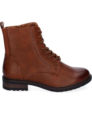 Stivaletti per Donna PUNTOSALAO BOTINES ESTILO MILITAR TACON BAJO PARA MUJER COLOR CAMEL YZ2 VARIOS COLORES