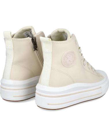 Deportivas de Niña XTI 151065 ZAPATILLAS ALTAS EN PIEL SINTETICA BEIGE