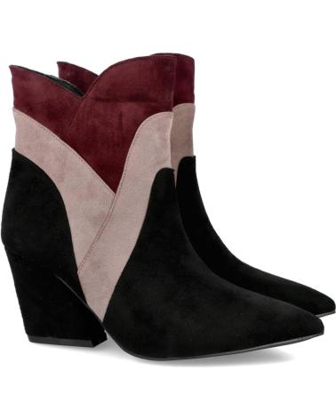 Botas de Mulher AZAREY 494H693 BOTINES DE TACON COMBINADOS NEGRO