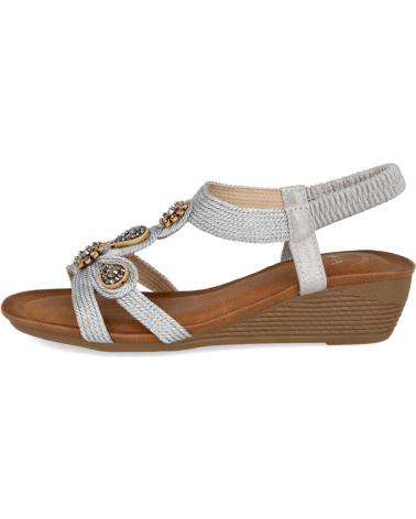 Sandali per Donna L&R SHOES LR SHOES H0165 SANDALIAS DE CUNA PARA MUJER PLATA