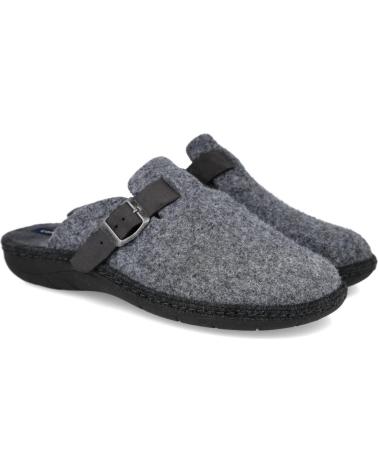 Pantofole per Uomo L&R SHOES LR SHOES C-207 ZAPATILLAS DE CASA PARA MUJER GRIS