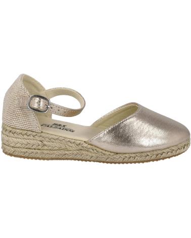 Sandalias de Niña L&R SHOES LR SHOES 442-11 ALPARGATA VALENCIANA NINA ORO
