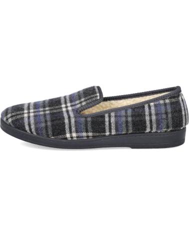 Pantofole per Uomo L&R SHOES NATALIA 52 ZAPATILLAS CERRADAS DE CUADROS PARA HOMBRE GRIS
