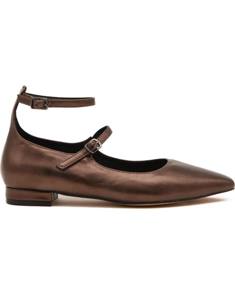 Sapatos-De-Mujer-AZAREY-459H941-BAILARINAS-DOBLE-CORREA-BRONCE