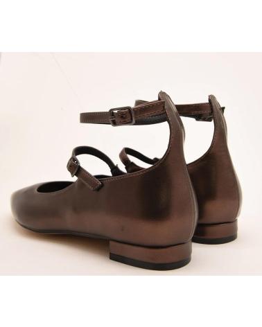 Sapatos-De-Mujer-AZAREY-459H941-BAILARINAS-DOBLE-CORREA-BRONCE