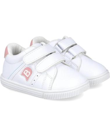 Deportivas de Niña BUBBLE BOBBLE BUBBLE KIDS C1202 ZAPATILLAS DEPORTIVAS DE BEBE BLANCO-ROSA
