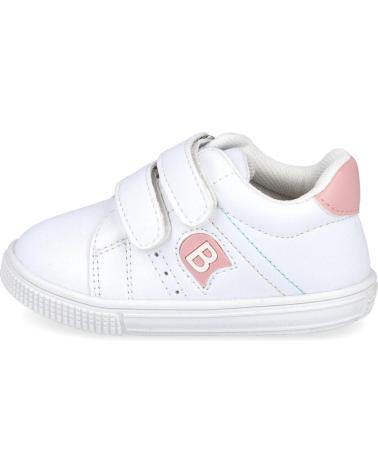 Zapatillas deporte de Niña BUBBLE BOBBLE BUBBLE KIDS C1202 ZAPATILLAS DEPORTIVAS DE BEBE BLANCO-ROSA
