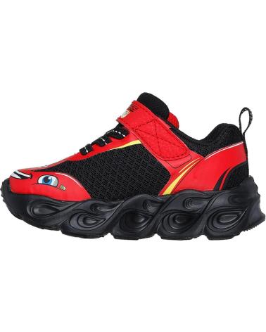 Sportif-De-Niño-SKECHERS-402306-HOT-LIGHTS-THERMO-FLASH-WHEEL-BUDDIES-NEGRO