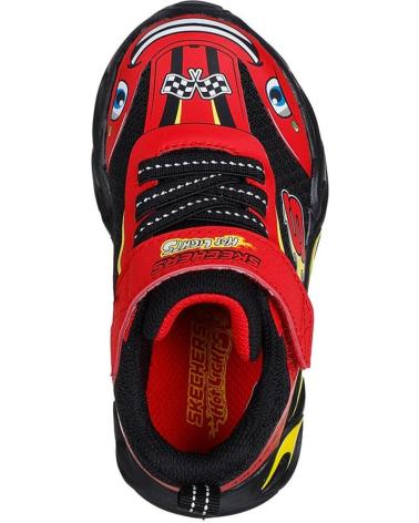 Sportif-De-Niño-SKECHERS-402306-HOT-LIGHTS-THERMO-FLASH-WHEEL-BUDDIES-NEGRO