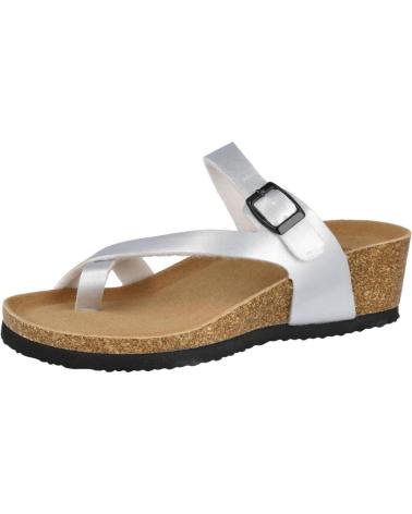 Sandálias de Mulher L&R SHOES LR SHOES 444 SANDALIAS BIO PARA MUJER PLATA