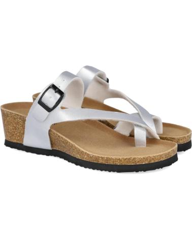 Sandálias de Mulher L&R SHOES LR SHOES 444 SANDALIAS BIO PARA MUJER PLATA