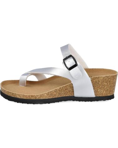 Sandálias de Mulher L&R SHOES LR SHOES 444 SANDALIAS BIO PARA MUJER PLATA