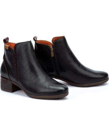 Botins de Mulher PIKOLINOS MALAGA BOTINES CON DETALLE EN TACON PARA MUJER NEGRO