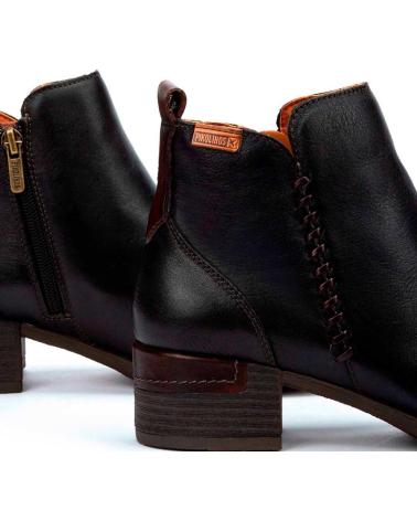 Botins de Mulher PIKOLINOS MALAGA BOTINES CON DETALLE EN TACON PARA MUJER NEGRO