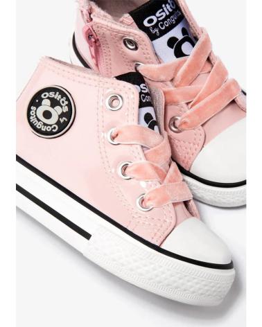 Esportes  de Menina CONGUITOS OSSH141058 ZAPATILLAS ALTAS DE BEBE CHAROL ROSA