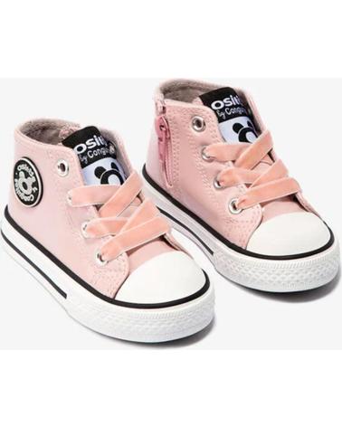 Esportes  de Menina CONGUITOS OSSH141058 ZAPATILLAS ALTAS DE BEBE CHAROL ROSA