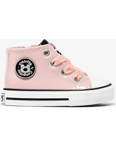 Sneaker für Mädchen CONGUITOS OSSH141058 ZAPATILLAS ALTAS DE BEBE CHAROL ROSA
