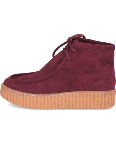Botins de Mulher L&R SHOES LR SHOES YZ24-049 BOTINES WALLABY DE MUJER BURDEOS