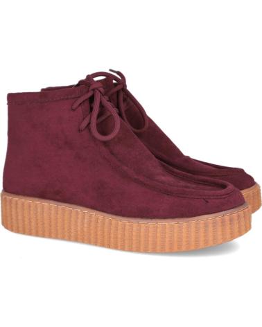 Botins de Mulher L&R SHOES LR SHOES YZ24-049 BOTINES WALLABY DE MUJER BURDEOS