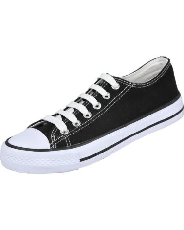 Esportes--De-Mujer-L&R-SHOES-LR-SHOES-H-2-ZAPATILLAS-DE-LONA-UNISEX-NEGRO