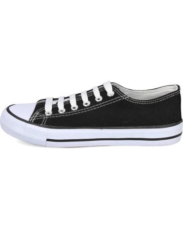Esportes--De-Mujer-L&R-SHOES-LR-SHOES-H-2-ZAPATILLAS-DE-LONA-UNISEX-NEGRO
