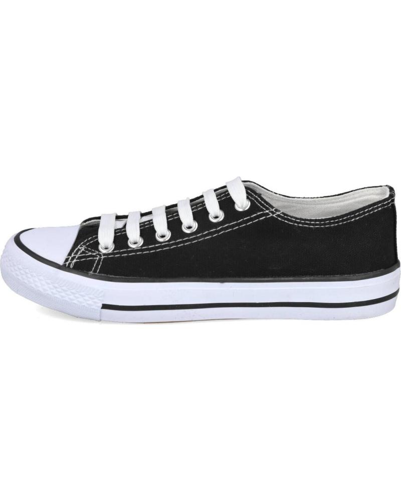 Esportes--De-Mujer-L&R-SHOES-LR-SHOES-H-2-ZAPATILLAS-DE-LONA-UNISEX-NEGRO