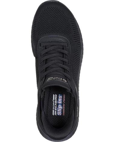 Sneaker-De-Mujer-SKECHERS-117497-SLIP-INS-BOBS-SPORT-SQUAD-CHAOS-NEGRO