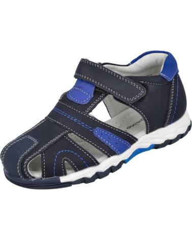 Sandalen für Junge L&R SHOES LR SHOES 3-NA01-A SANDALIAS DE PIEL PARA NINO AZUL
