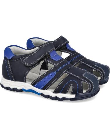 Sandalen für Junge L&R SHOES LR SHOES 3-NA01-A SANDALIAS DE PIEL PARA NINO AZUL