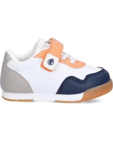 Esportes--De-Niña-CONGUITOS-OSSH502001-ZAPATILLAS-BAREFOOT-BLANCAS-BLANCO-AZUL